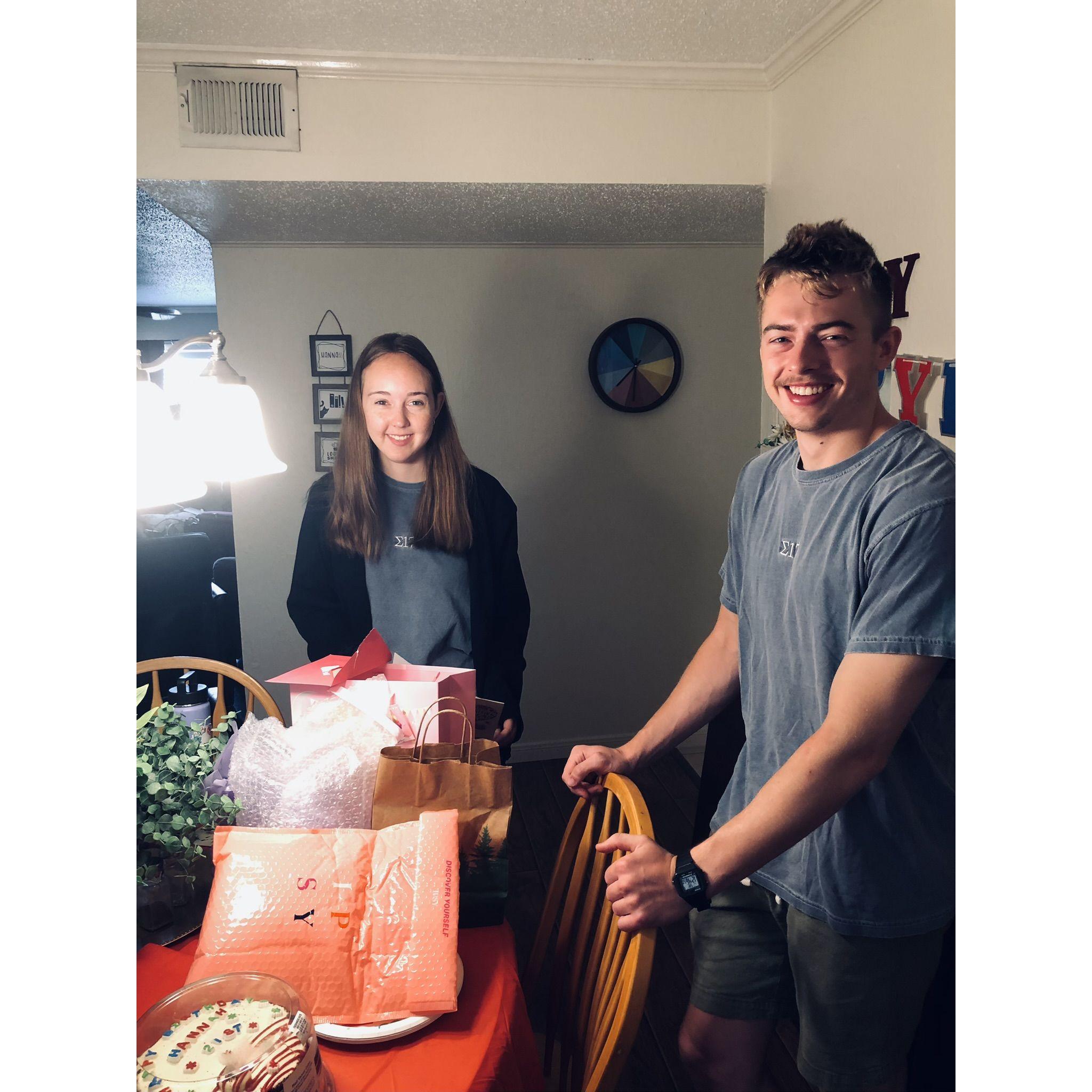 This was on my birthday when I turned 21 this year.