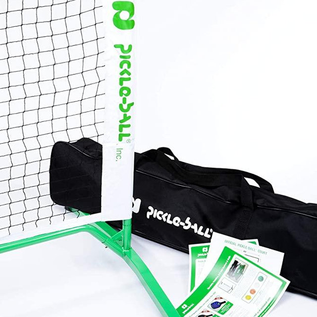 3.0 Portable Pickleball Net System (Set Includes Metal Frame and Net in Carry Bag) | Durable and Easy to Assemble