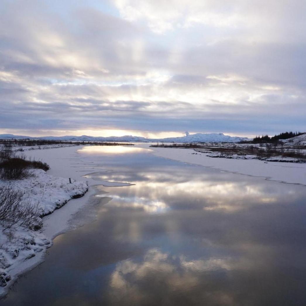 Mid-day in Iceland
