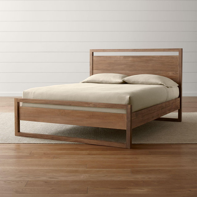 Linea II Natural Queen Bed