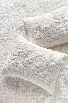 Dahlia Floral Jersey Shams, Set of 2
