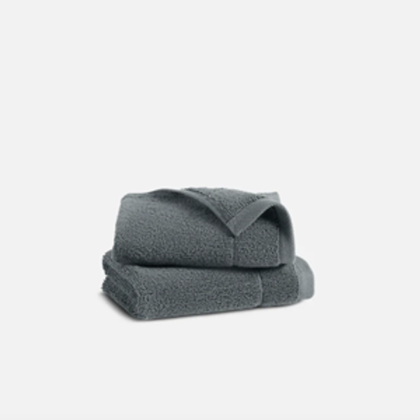Super-Plush Turkish Cotton Washcloths in Slate