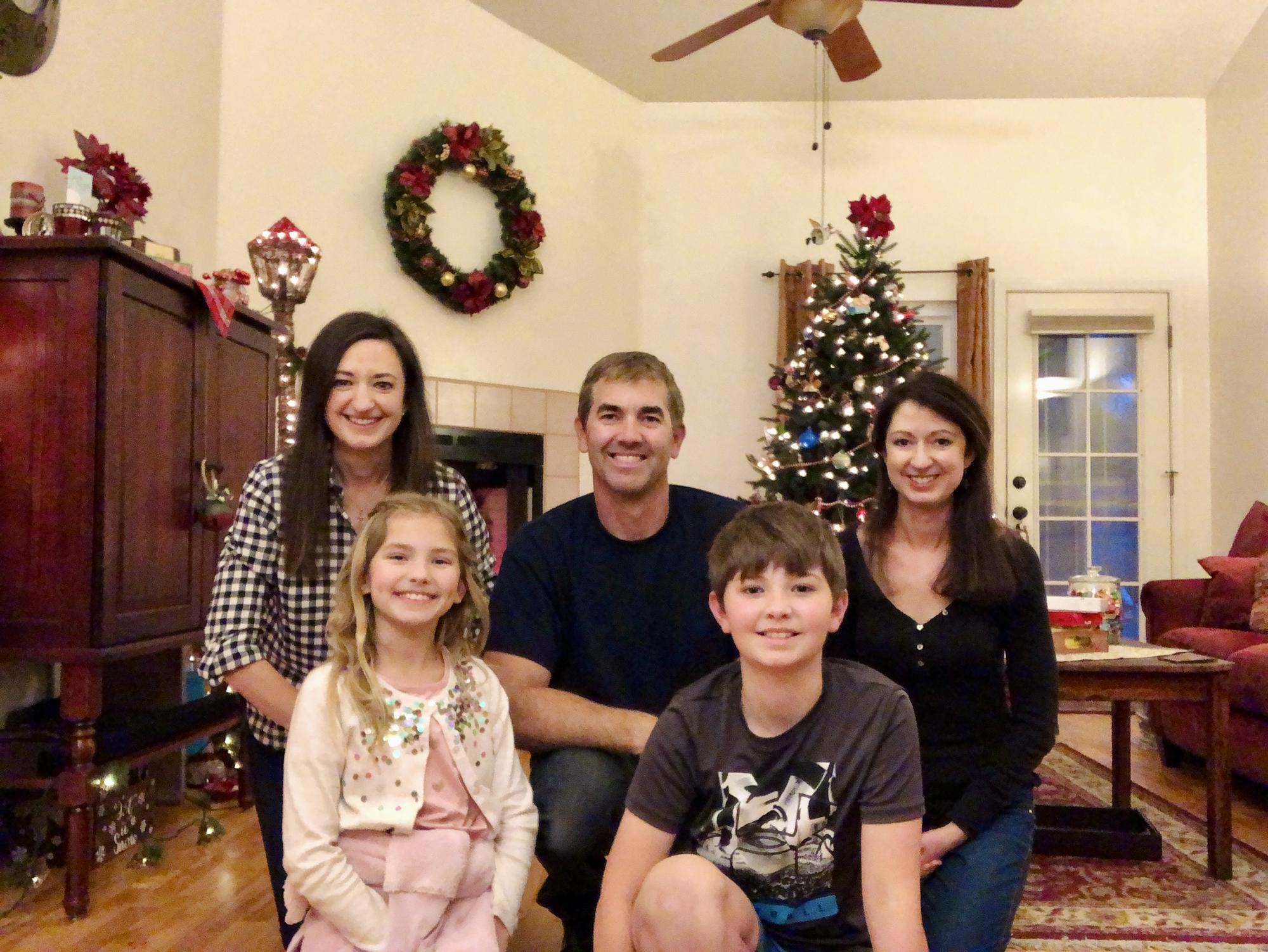 The first Christmas card pic
