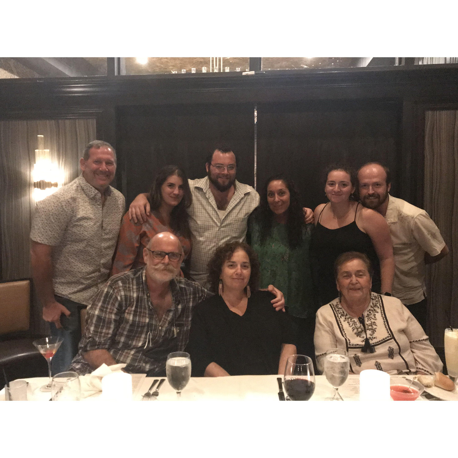 My mom's 60th birthday: Linda, Pam, Neal, Zac, Mellissa, Brad and Barbara.