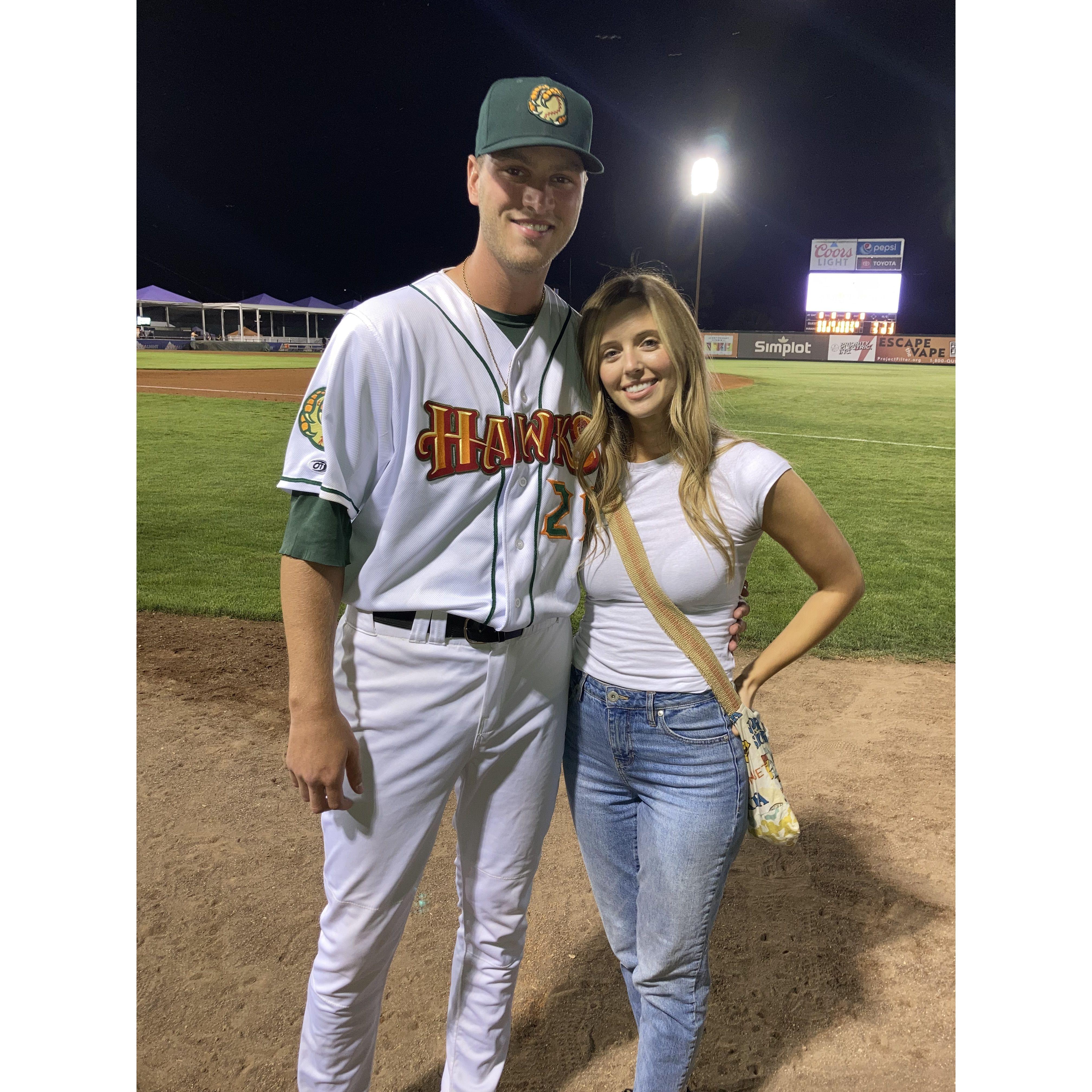 John on the Boise Hawks!