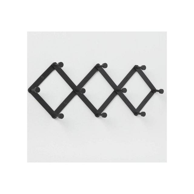 Accordian 10 Hooks Rail Matte Black - Brightroom™