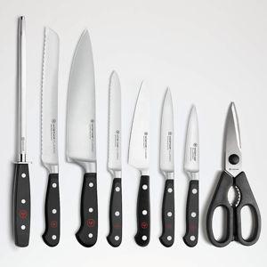 Wusthof Classic 9-Piece Acacia Knife Block Set + Reviews | Crate & Barrel