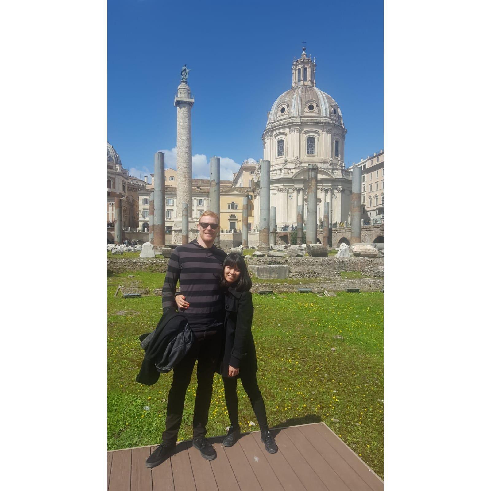Rome near Trajan's column