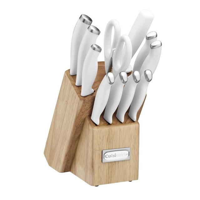Cuisinart 12-Piece Color Pro Collection Block Set, White