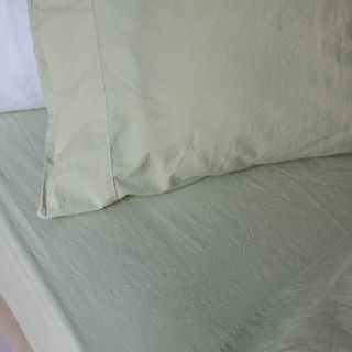 Washed Cotton Fitted Sheet