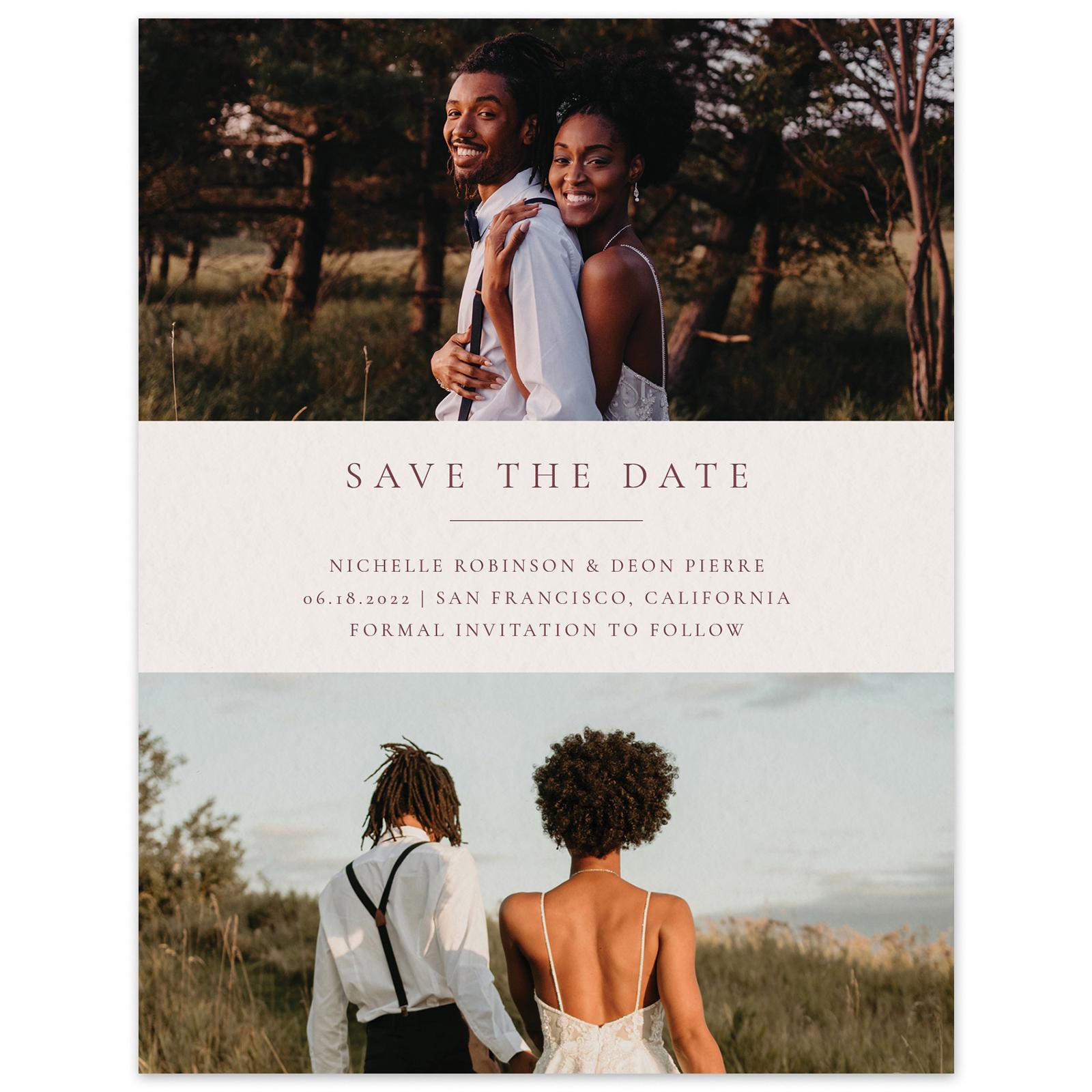 Wedding save the deals dates