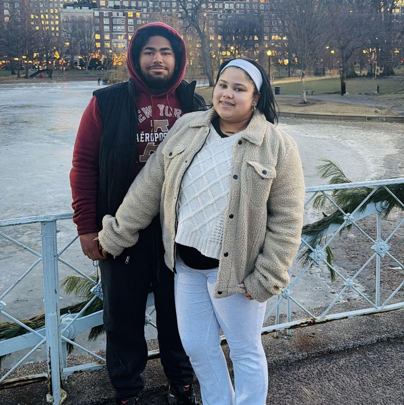 Yarlin Visiting Brian In Boston