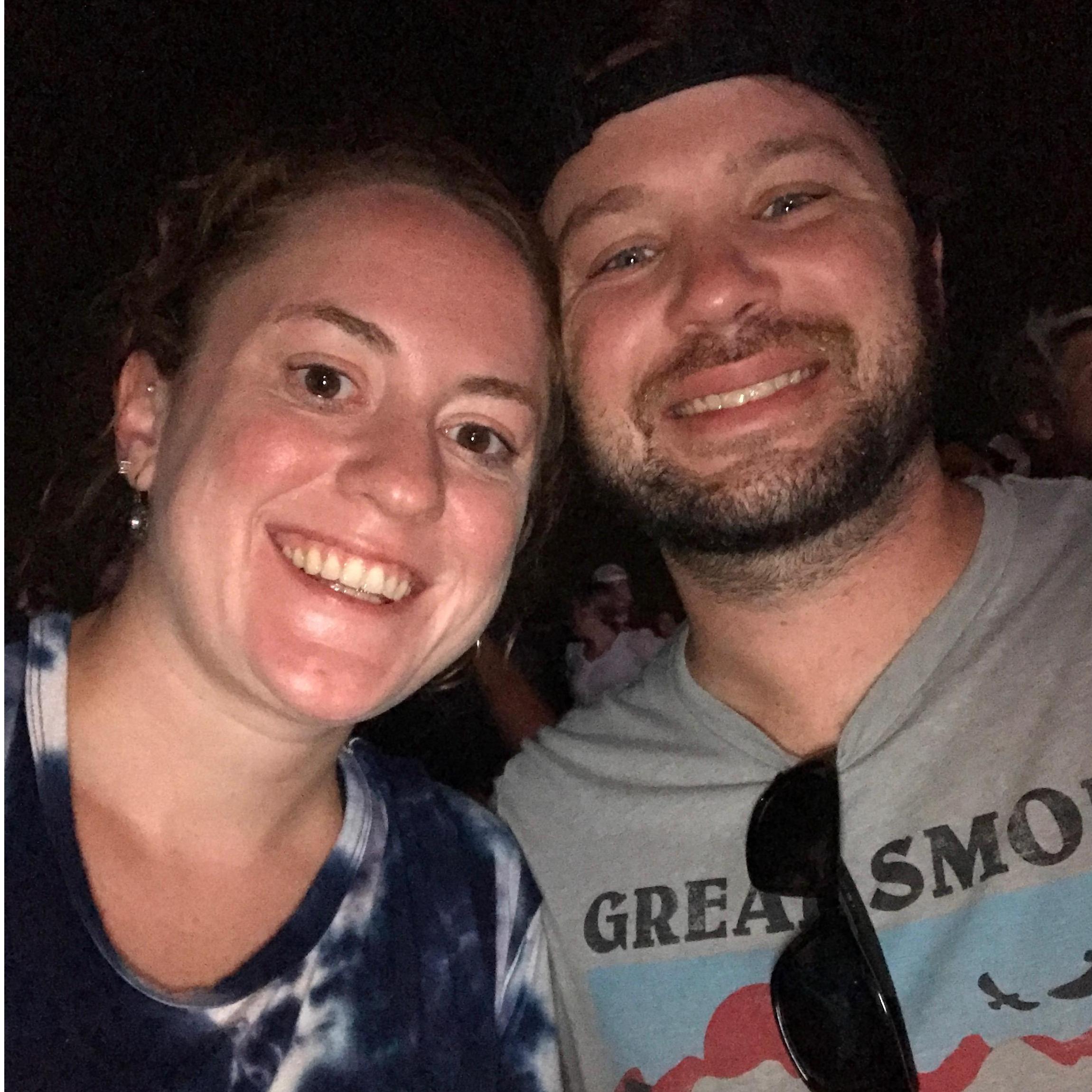 Luke Bryan concert with Momma Dale for Mother's Day!