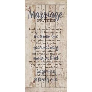 Marriage Prayer...New Horizons Wood Plaque by Dexsa