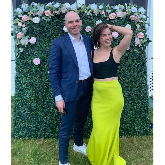 Our first time being each others wedding date.