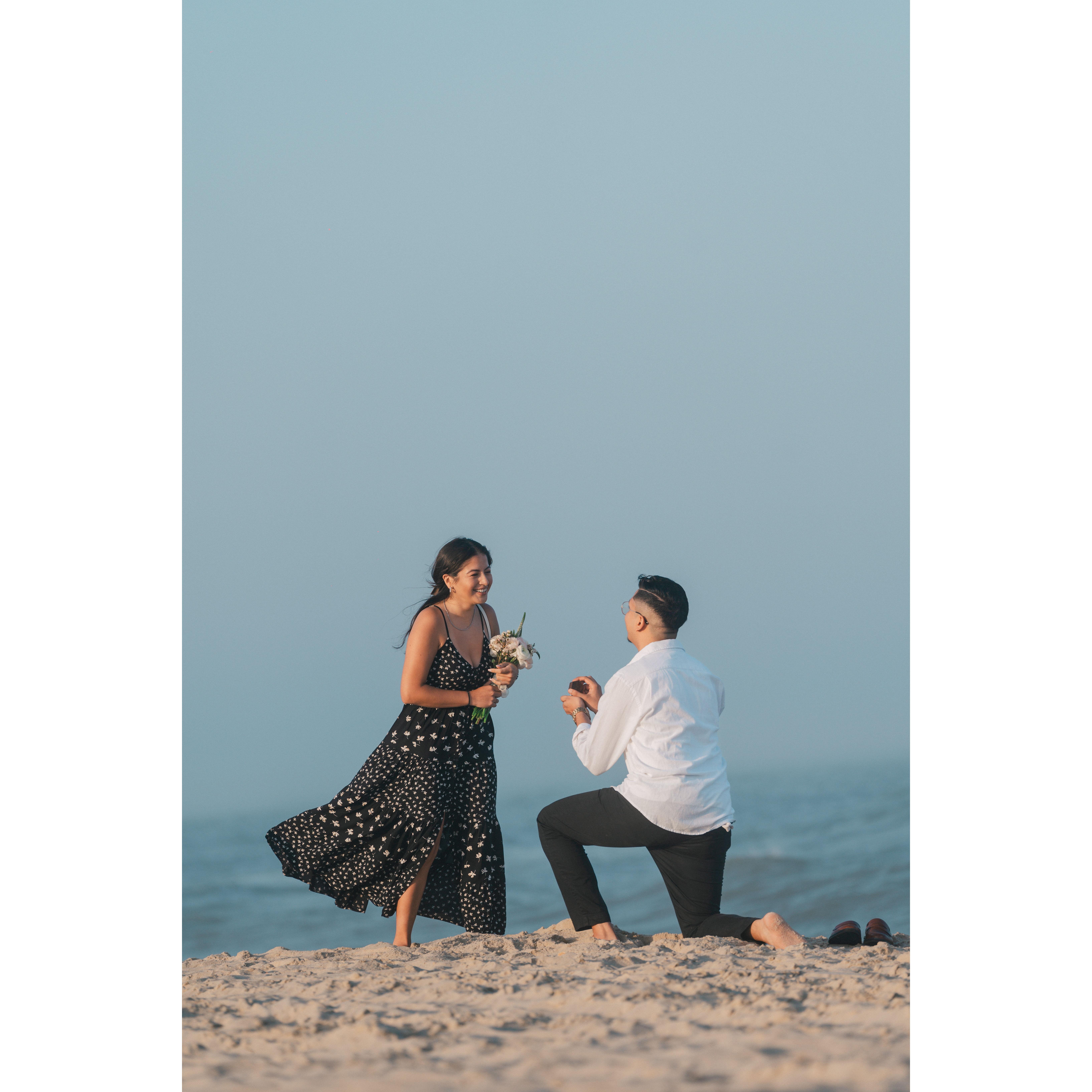 She said YES!