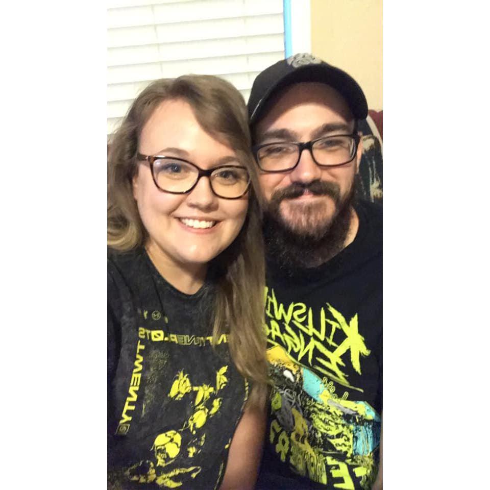 Our very first picture together after 3 months dating. Better late than never!