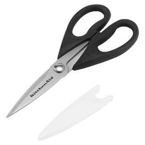 KitchenAid Stainless Steel Shears with Sheath - Black