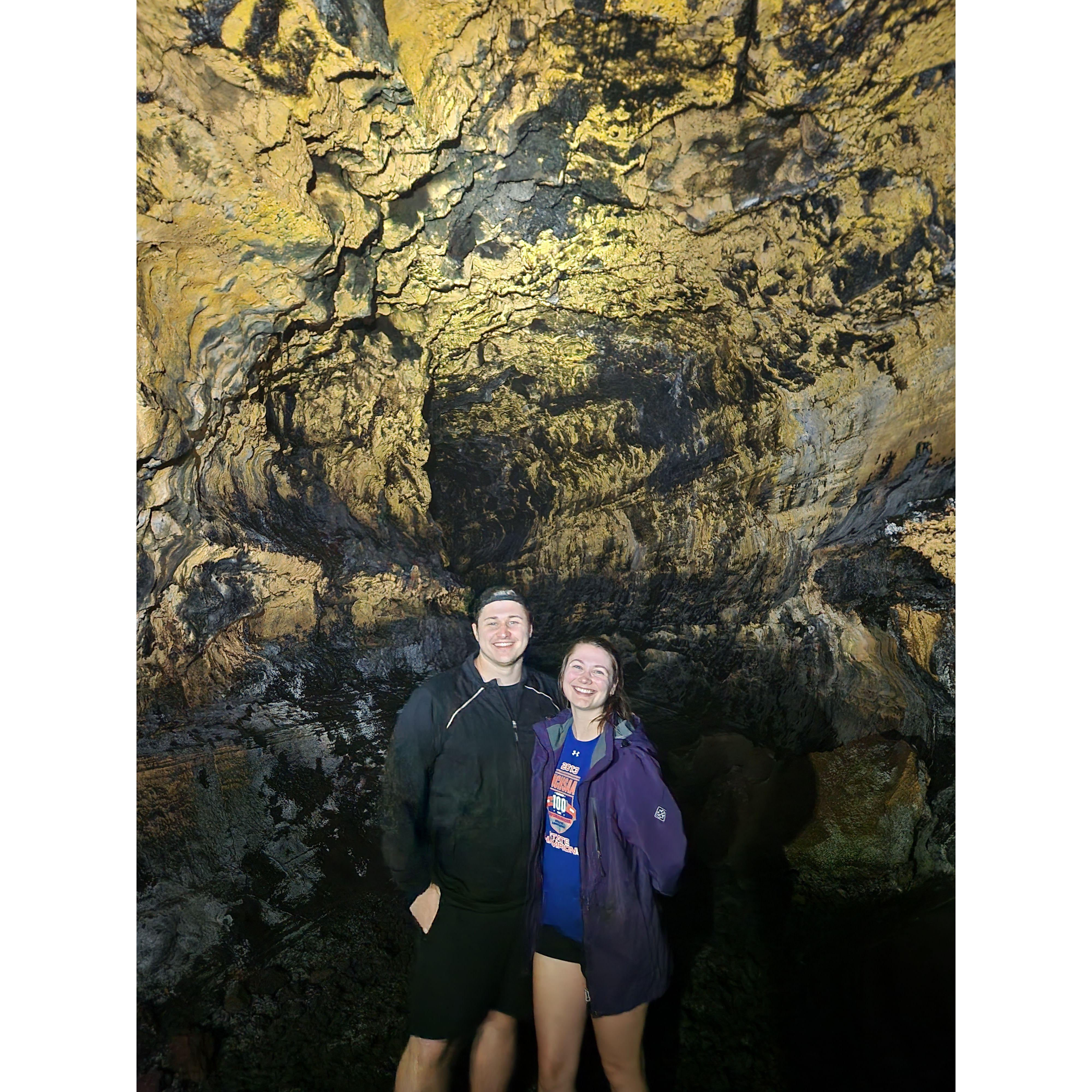 This is in a lava tube we got to venture into on our 2nd Trip to Hawaii in May 20th, 2023!