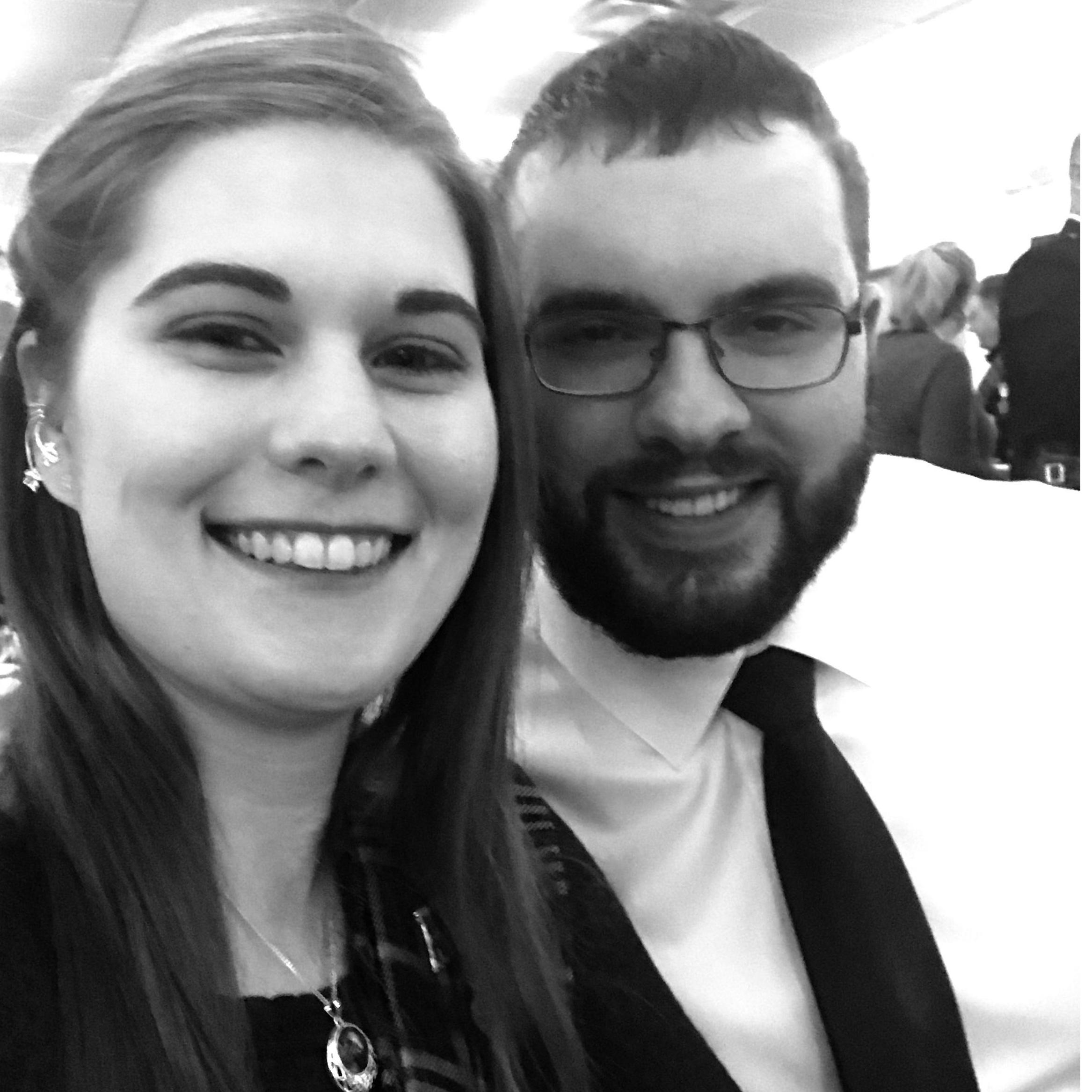 One of our early pictures together and Victor's first Burns Dinner - Victor also did quite the fantastic job competing in reciting a poem and doing a performance right before this picture was taken!
