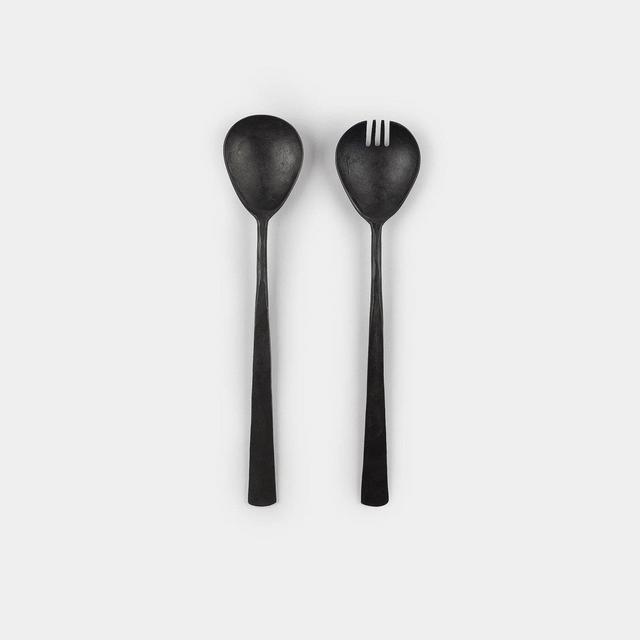 Amarine Black Salad Servers