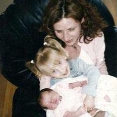 Grace, her mom, and cousin Gabby.