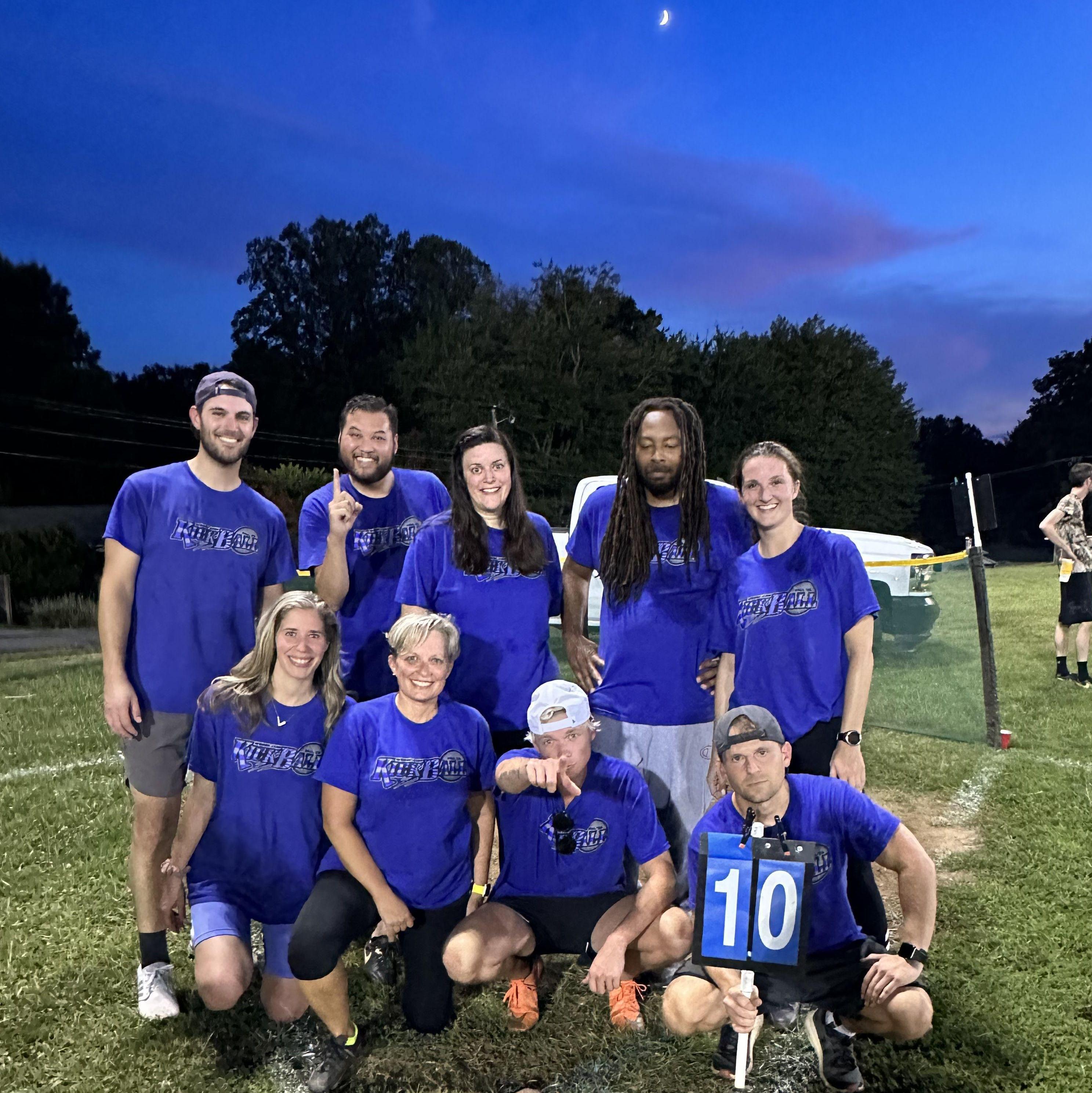 the only game our kickball team won last season