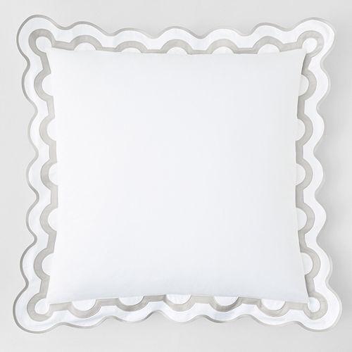 Matouk Mirasol Euro Sham - Silver