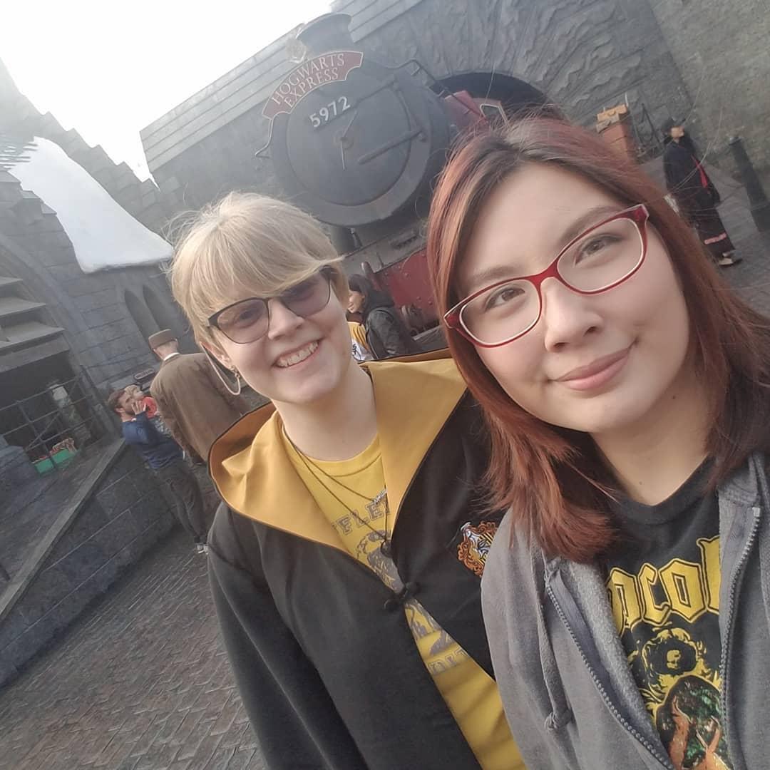 Spending time in Hogwarts for the first time together