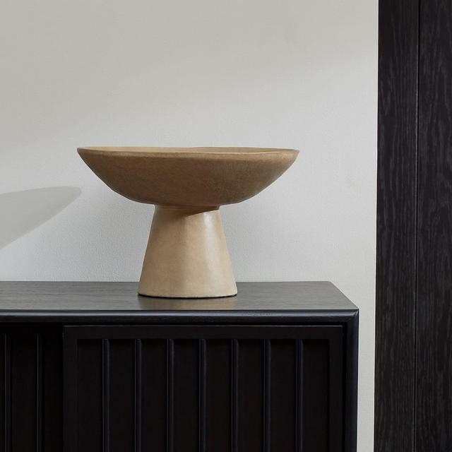 Shape Studies Bowls, Tall Bowl, Sand, Earthenware, One Size