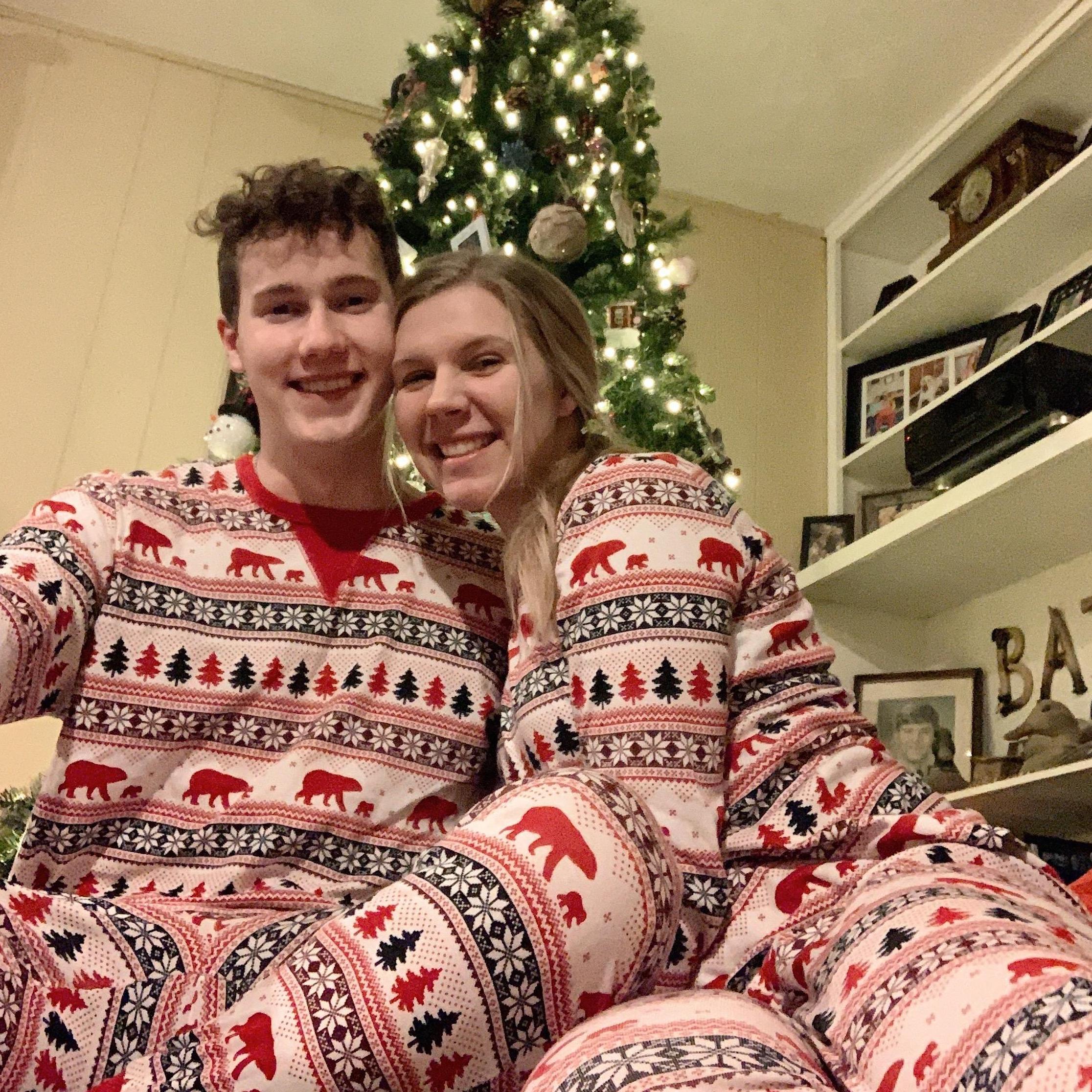 12-24-21 - Our first Christmas Eve together and our last one without the same last name!