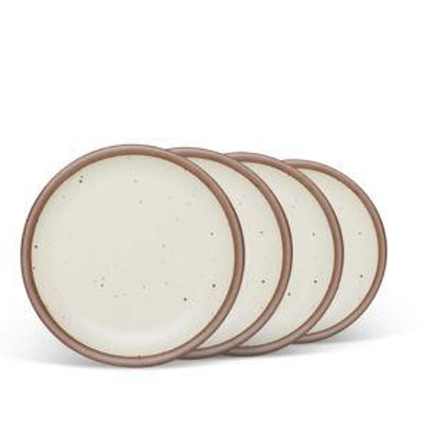 East Fork Cake Plates - 4 Pack (Panna Cotta)