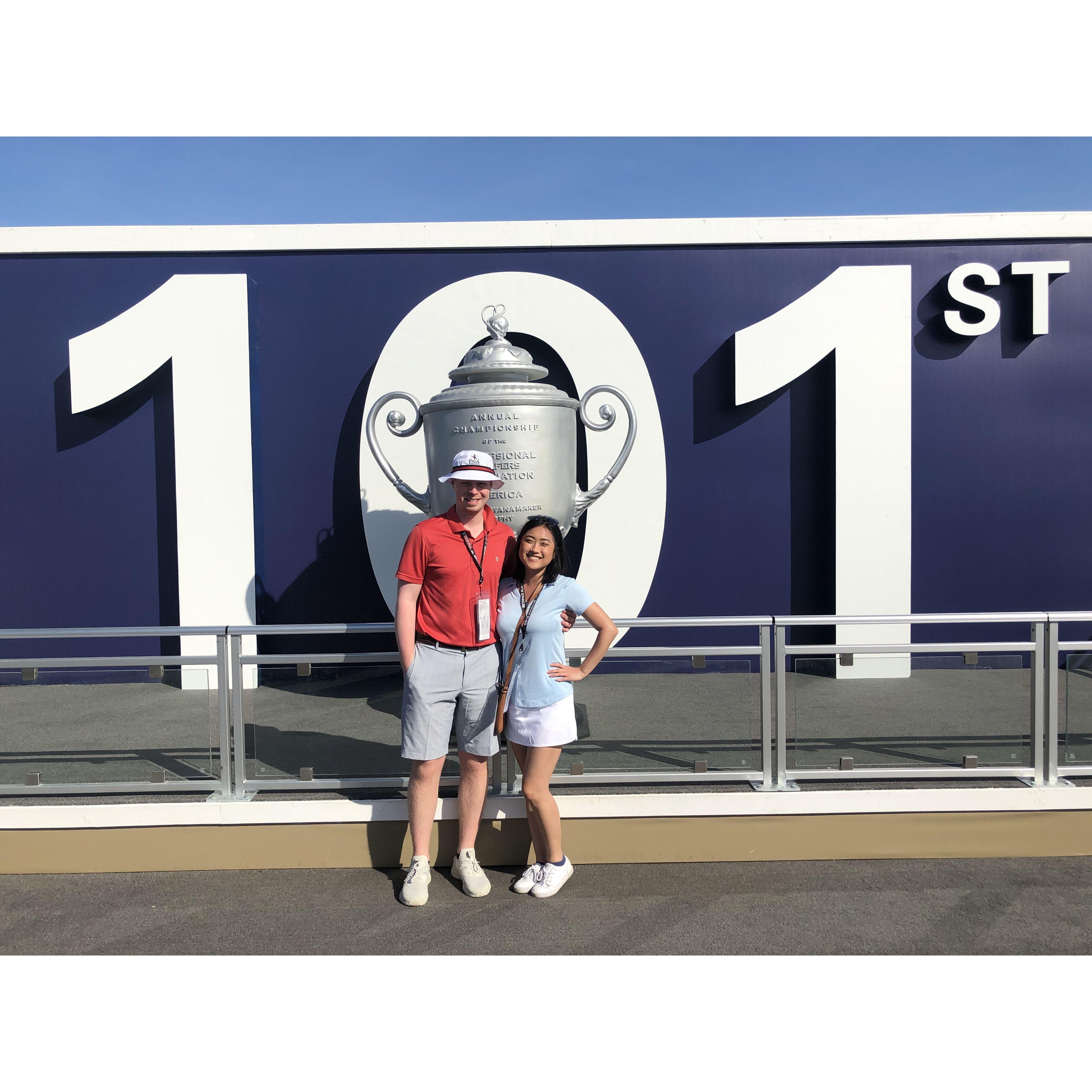 First PGA tour outing