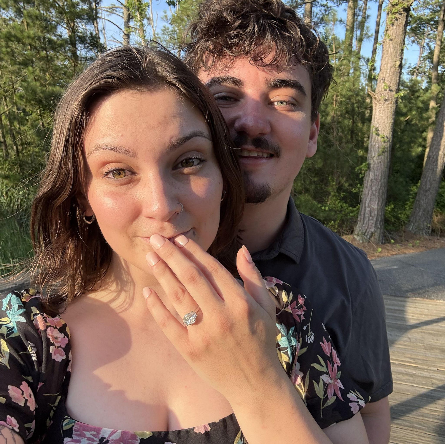 The day we got engaged! June 21st, 2025 - after a day of adventuring on Chincoteague Island, Virginia.