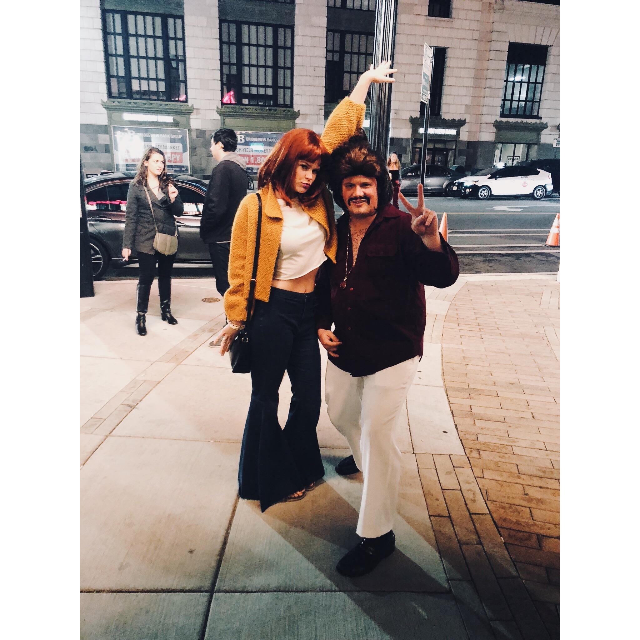 Candy and Glenn take the town on Halloween