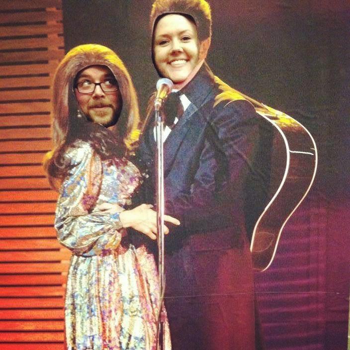 Our first dating anniversary, December 2014. Dan's mom Donna got us tickets to see Ring of Fire: The Music of Johnny Cash.