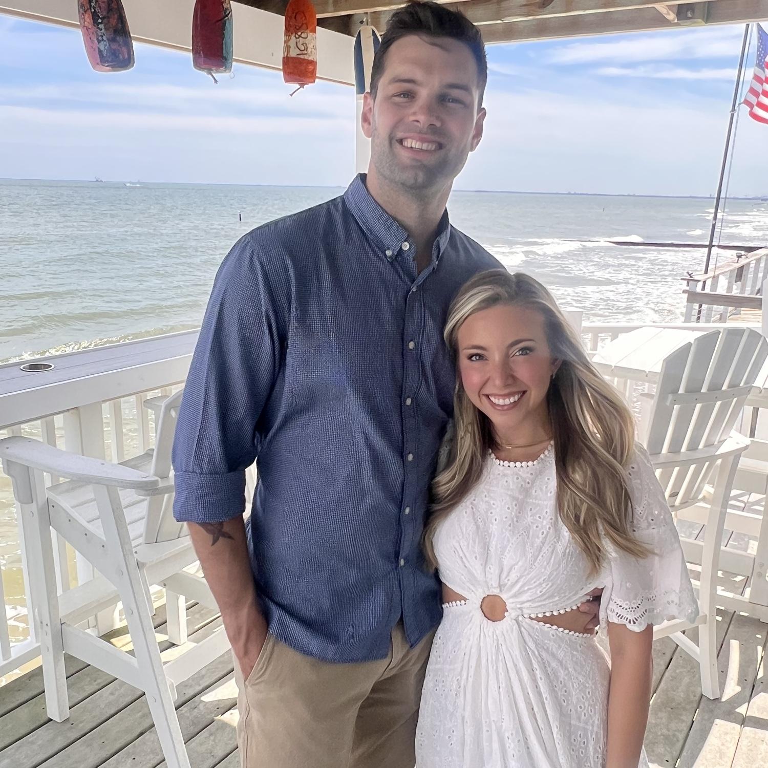 We had an engagement party with family this summer at Madison's parents house. It was a great way to have everyone together to celebrate!