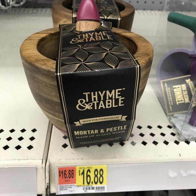 Mortar & pestle.   @ Walmart