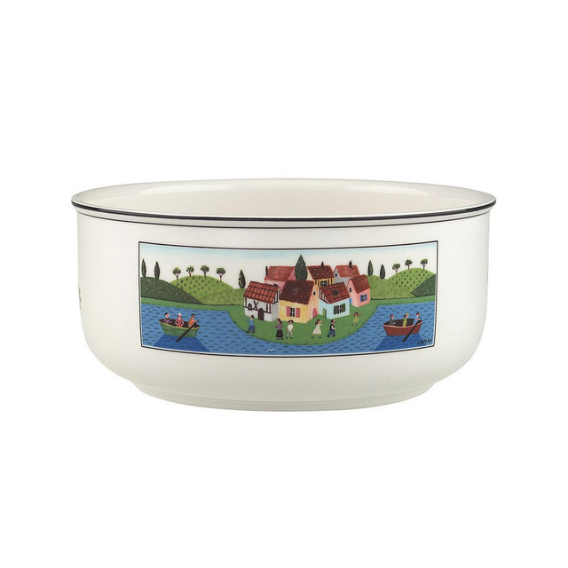 Villeroy & Boch Design Naif Round Vegetable Bowl, Boaters
