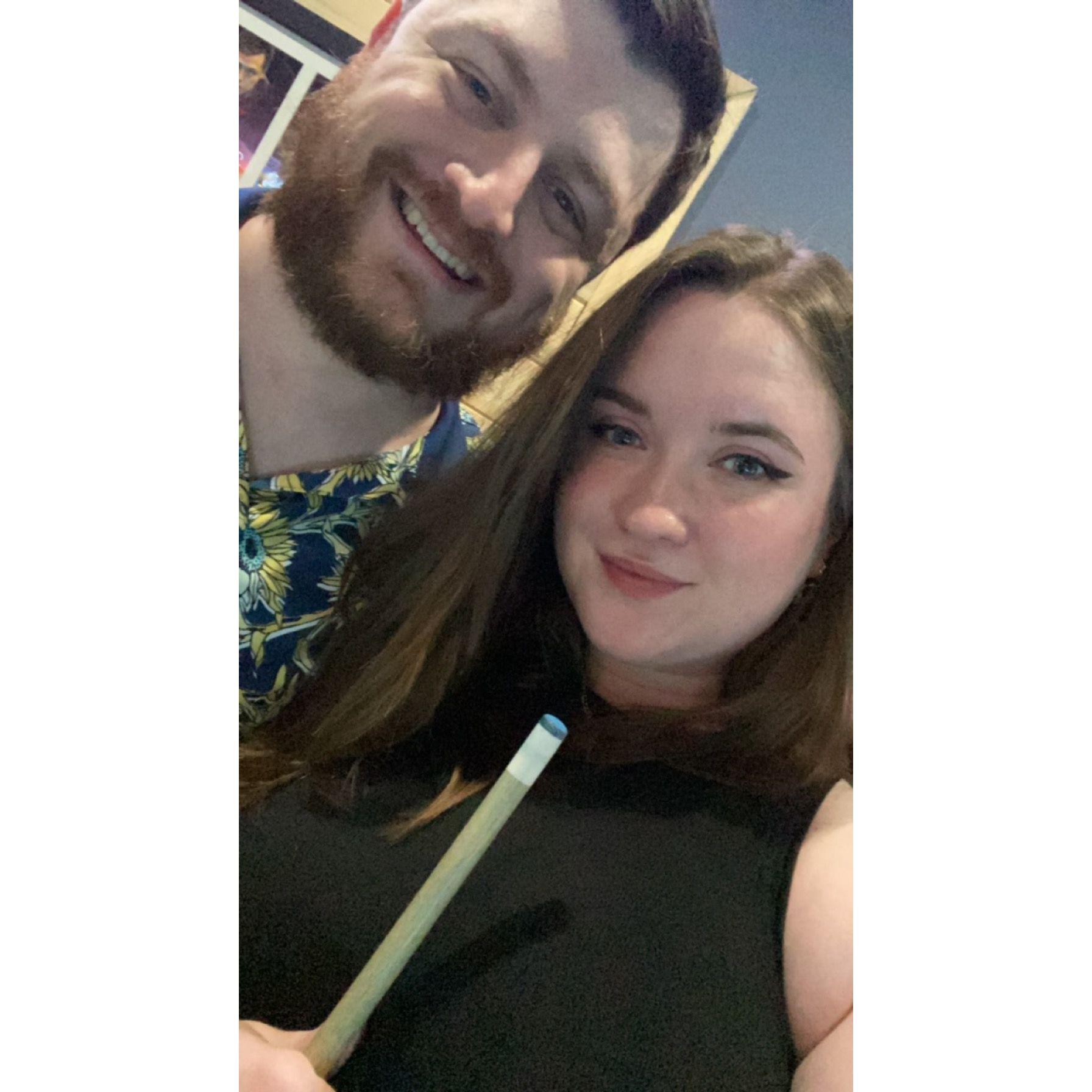 We love pool, but we are not very good at it