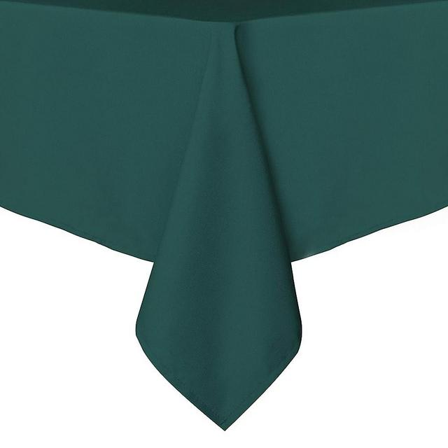 sancua Rectangle Tablecloth - 60 x 84 Inch - Stain and Wrinkle Resistant Washable Polyester Table Cloth, Decorative Fabric Table Cover for Dining Table, Buffet Parties and Camping, Green