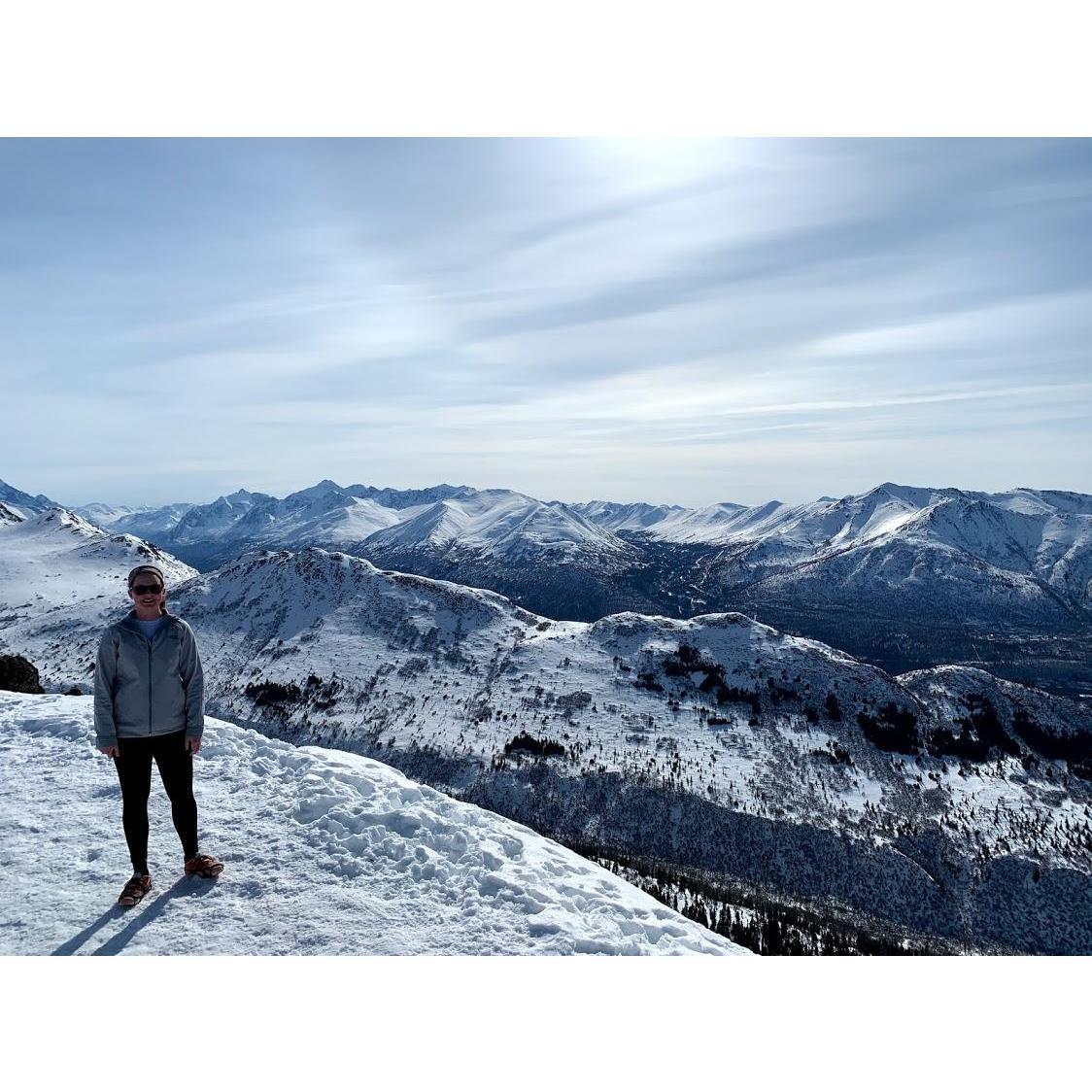 The top of Mt. Baldy- the mountain in Eagle River where we lived.