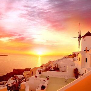 Santorini Sunset Cocktails