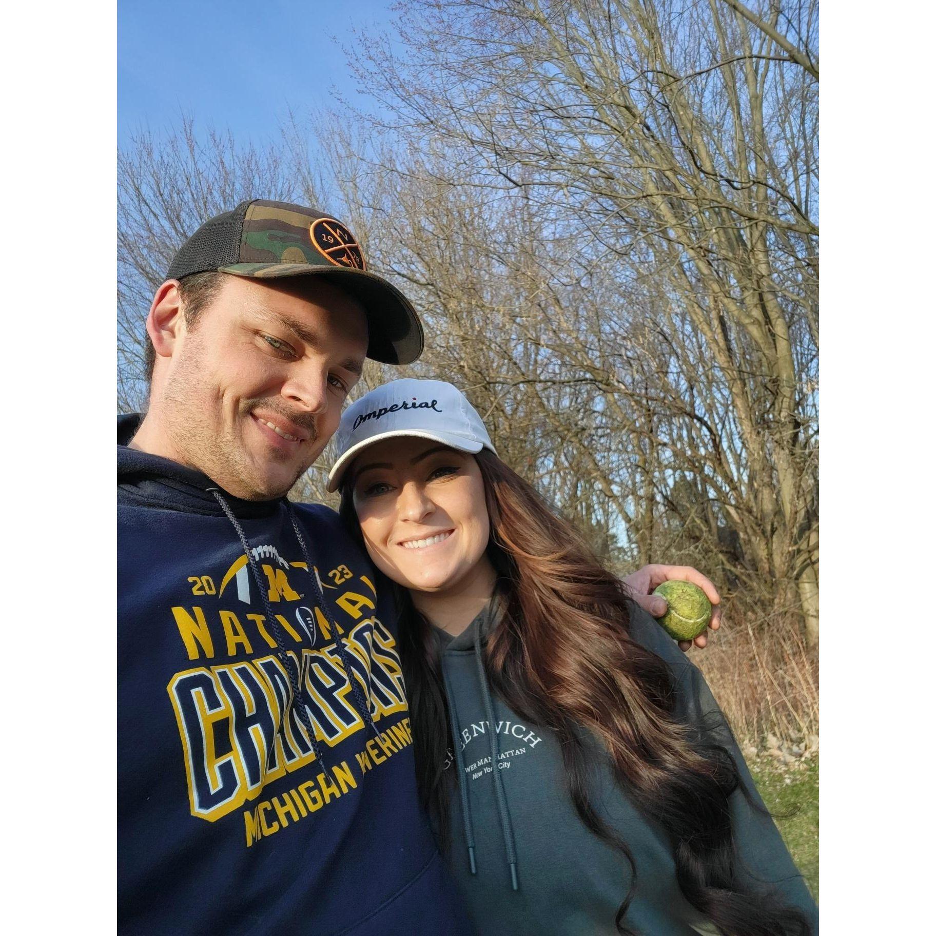 Our favorite trail to walk with our dog.