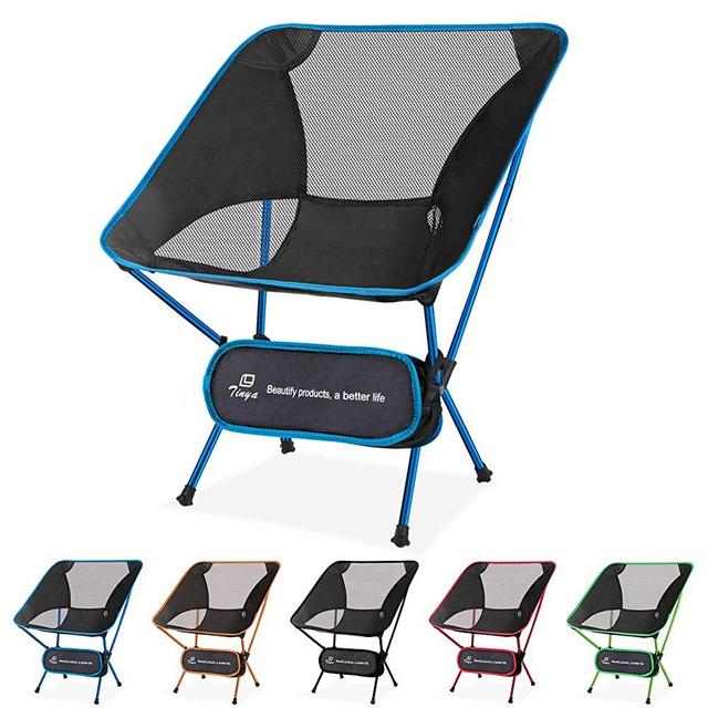 Tinya Ultralight Backpacking Camping Chair: Kids Adults Backpacker Heavy Duty 230lb Capacity Packable Collapsible Portable Lightweight Compact Folding Beach Outdoor Picnic Travel Hiking