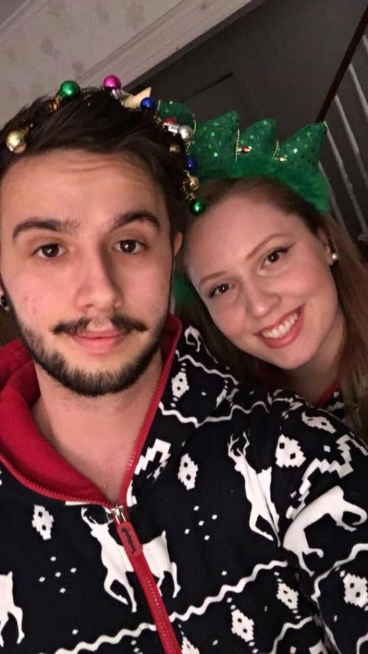 2017 - Christmas Eve sporting our holiday spirit!