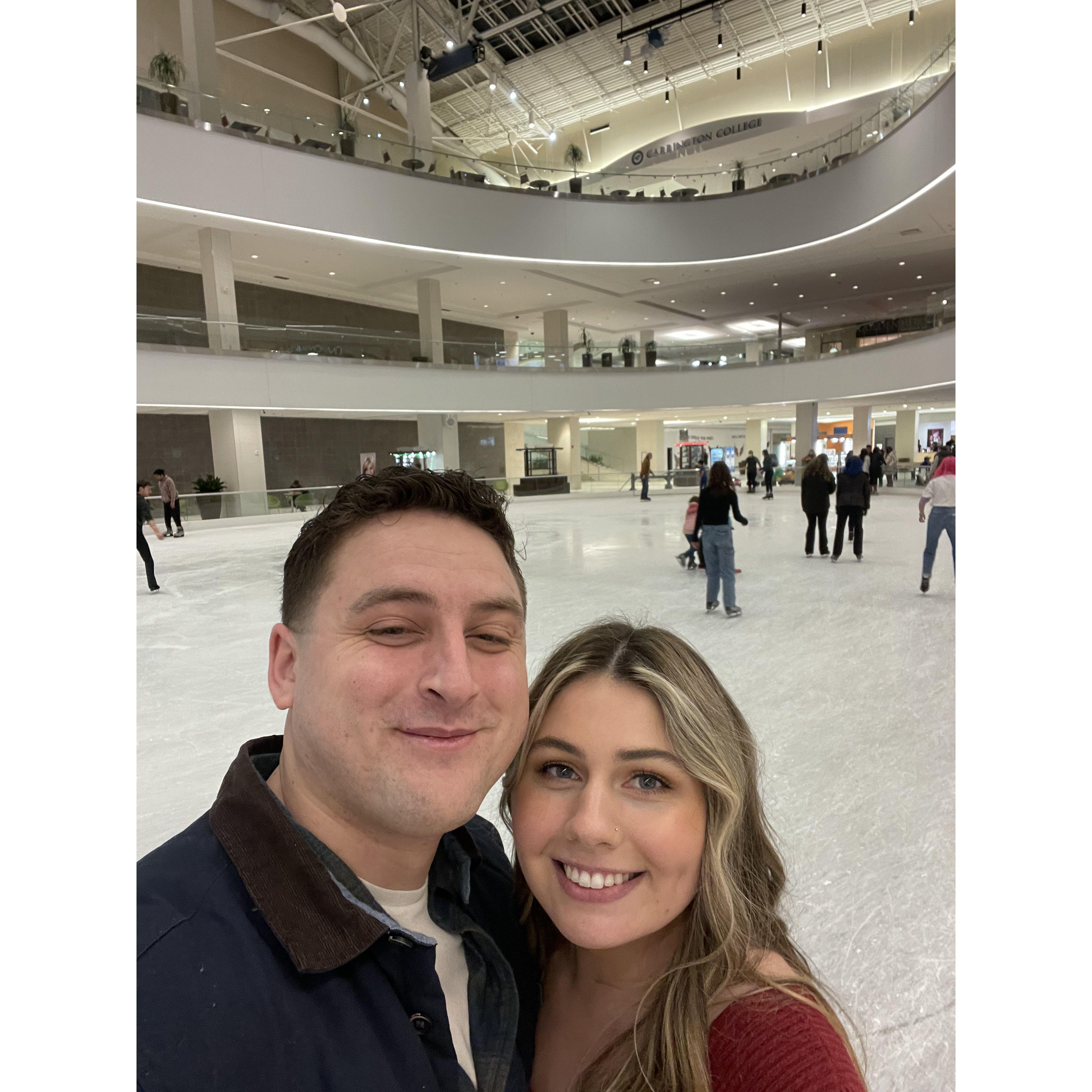 Ice skating date!