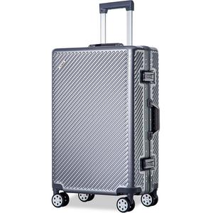 Flieks Aluminium Frame Luggage TSA Approved Suitcase
