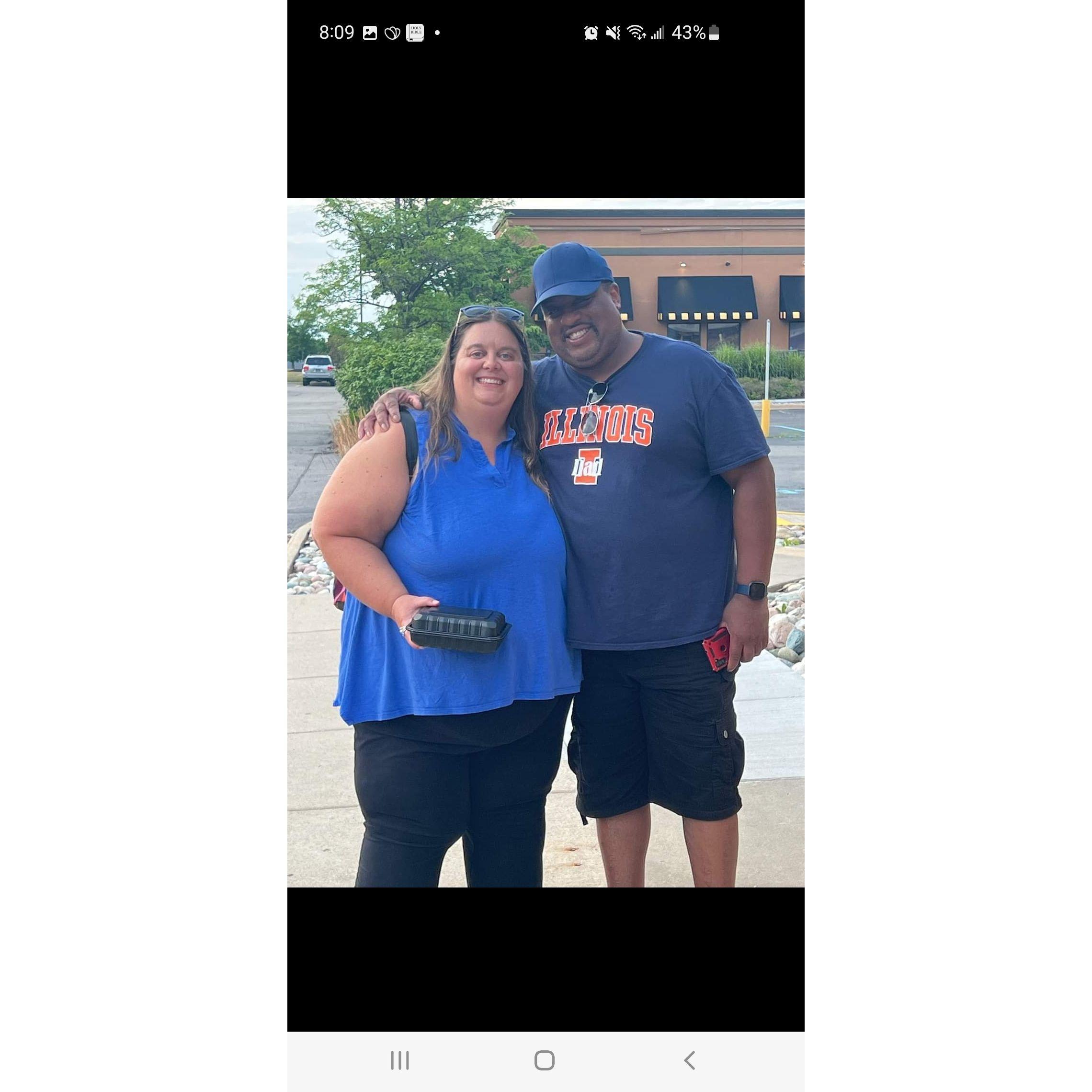 Trip to see the Samples family in MI