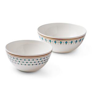Donatella Capri Melamine Serving Bowls, Set of Two (Item # 151936)